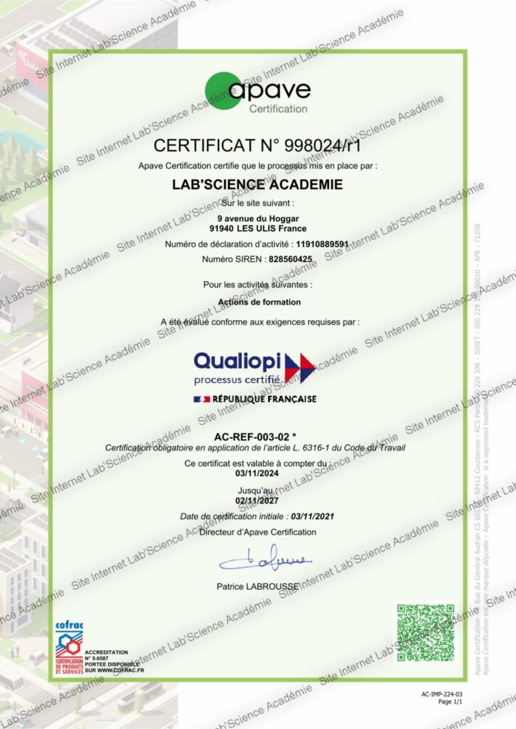 renouvellement certificat qualiop